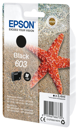 Epson C13T03U14010 ink cartridge 1 pc(s) Original Standard Yield Black Epson C13T03U14010 ink cartridge 1 pc(s) Original Standard Yield Black